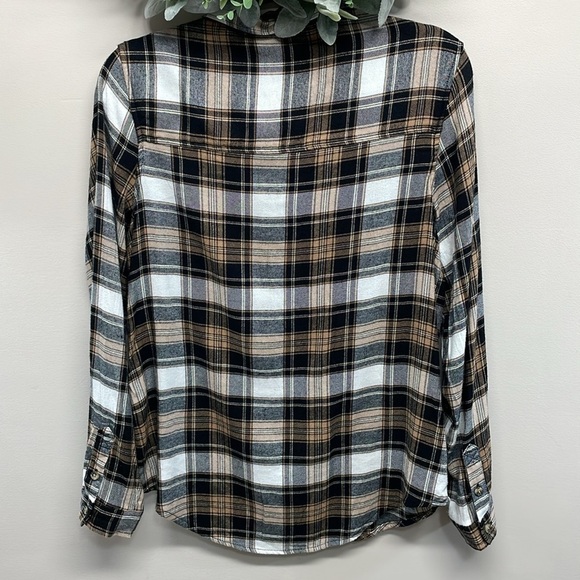 NWOT C&C California Long Sleeve Button Down Flannel Shirt M - Picture 2 of 16